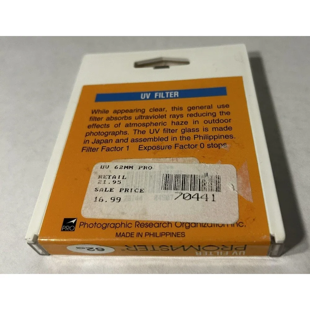 62mm UV Filter ProMaster